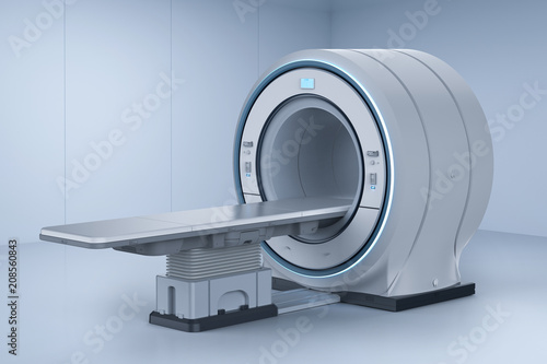 Plakat w ramie mri scan machine