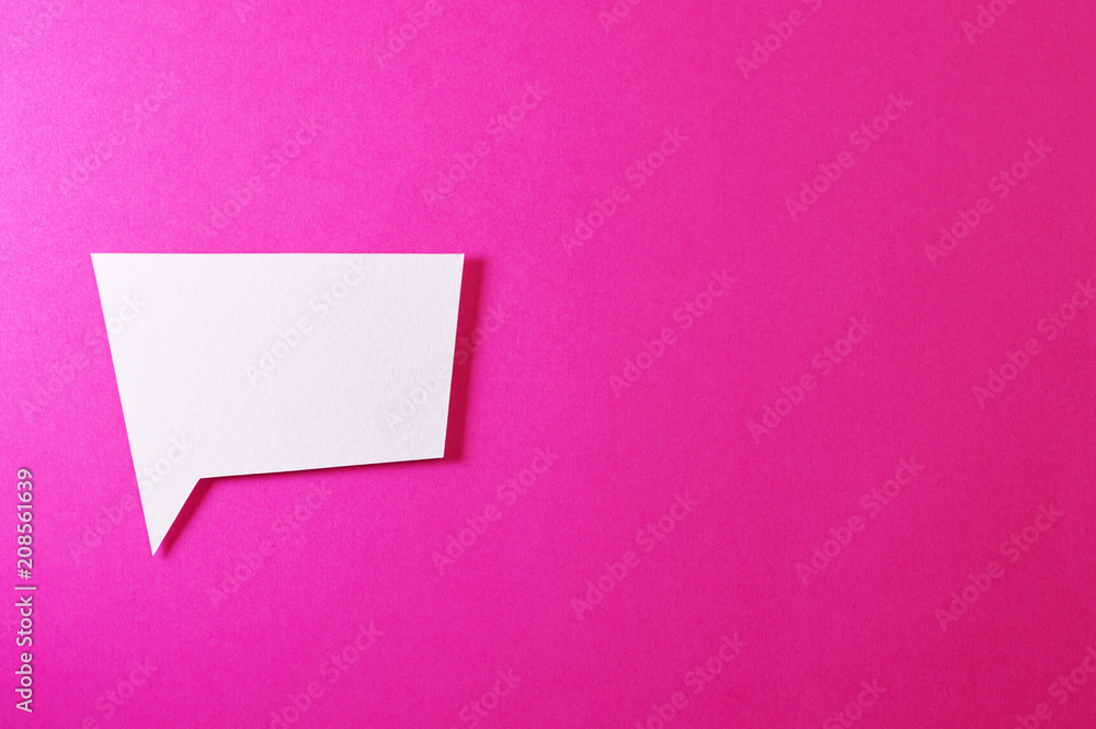 irregular text bubble on pink background irregular text bubble on pink background