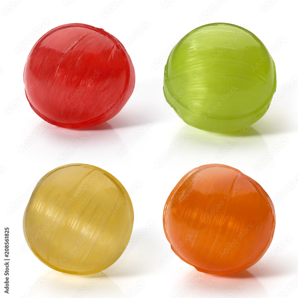 Fruit caramel, hard sugar candies, boiled sweets Fruit caramel, hard sugar candies, boiled sweets