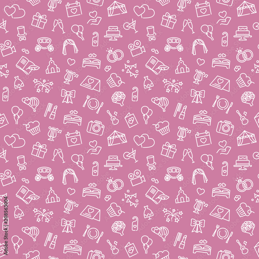 Wedding seamless background Wedding seamless background