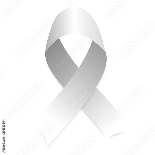 White morning ribbon