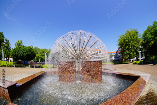 Urban public fountain - Lodz,Poland 