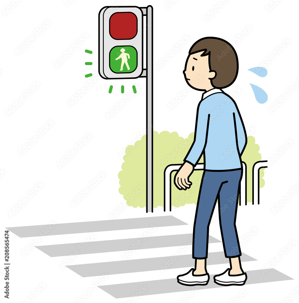 横断歩道 Stock イラスト Adobe Stock