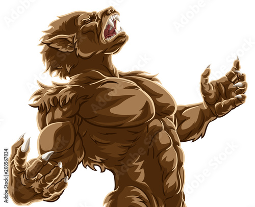 Werewolf Wolf Man Scary Horror Monster