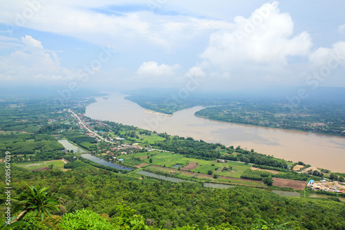 Mekong River view from Wat ...