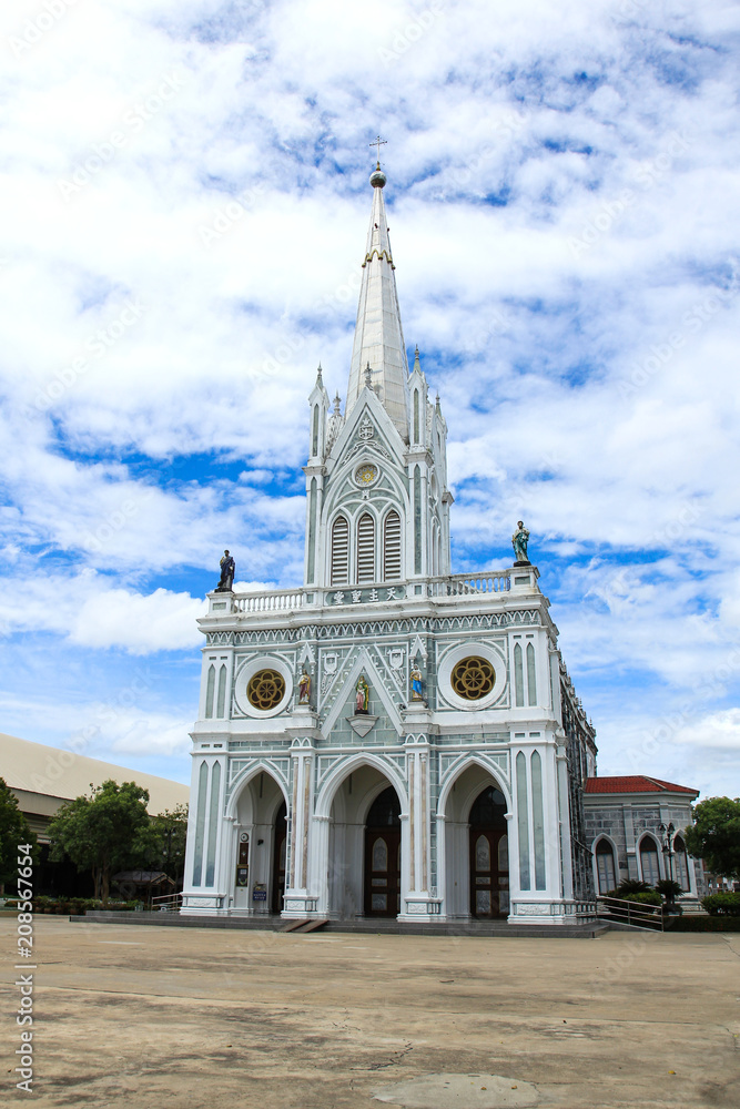 Nativity of Our Lady Cathedral in Samut Songkhram, Thailand.