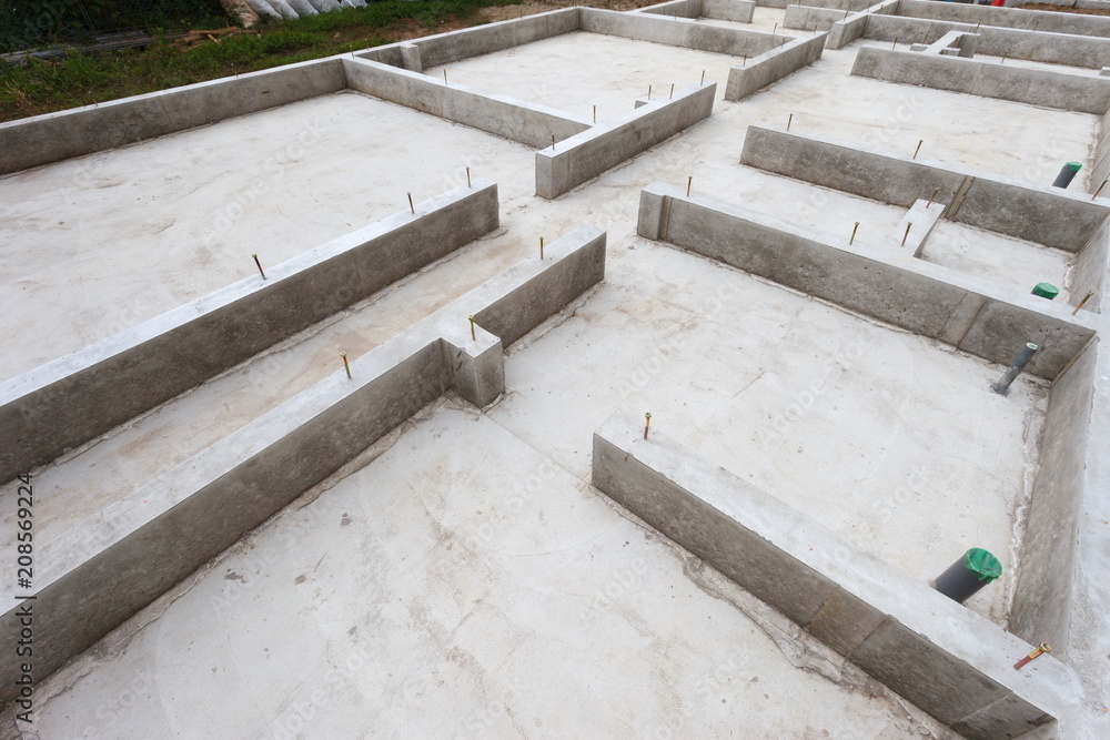 Obraz premium 基礎工事