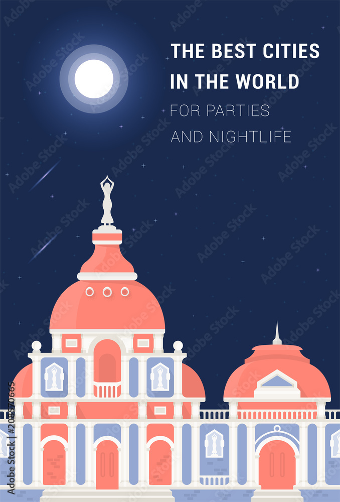 Vector Illustration of the Best Cities in the World.