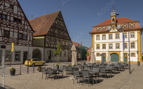 Maine square in Bad Bruckenau Germany