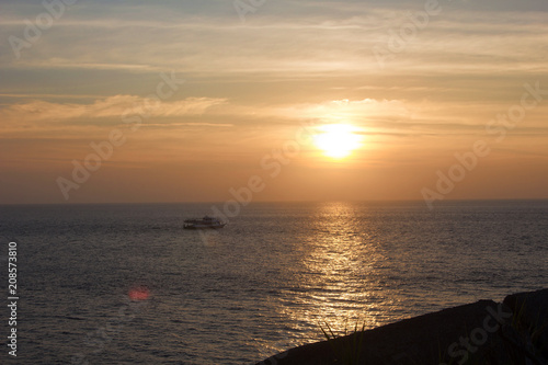 sunset, sea, sun, sky, ocean, water, sunrise, clouds, cloud, nature, beach, orange, horizon, beautiful, landscape, reflection, coast, dusk, waves, light, evening, night, yellow, dawn