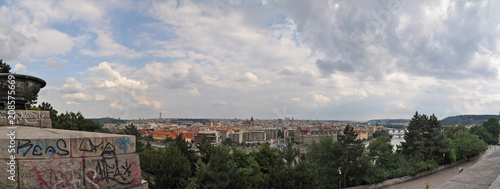 Photography Panorama with graffiti