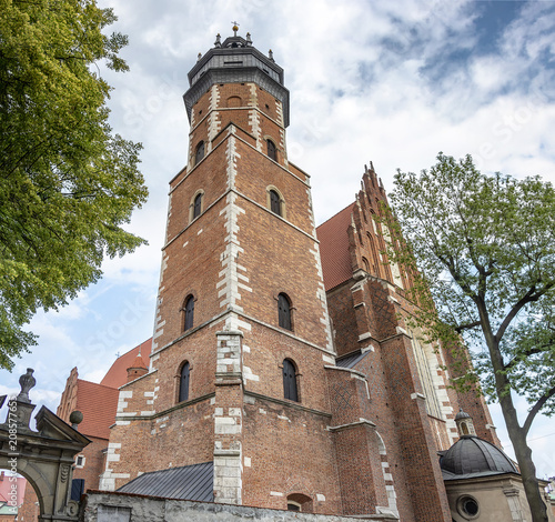 Corpus Christi Basilica in the jewish district of Krakow, Poland photo