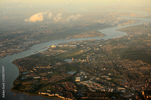 Arial View  Of London