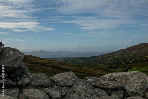 View from the staigue fort in ireland photo