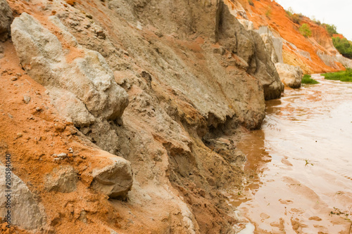 Red dune and red sand, Mui Ne, Phan Thiet, Vietnam