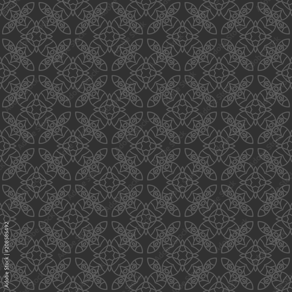 Ornamental seamless pattern. Ornamental seamless pattern.