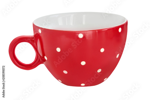 Red Coffee Cup  -  isolated photo