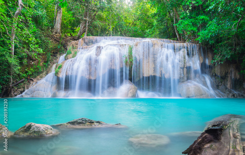 Fototapeta Naklejka Na Ścianę i Meble -  Erawan Waterfall in Thailand