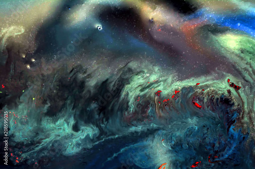 Abstract Art Background Painting