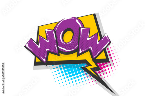 pop art comic book text speech bubble