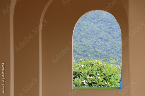 The view from classic yellow window