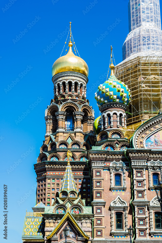 Fototapeta premium Church of the savior on spilled blood, St Petersburg, Russia