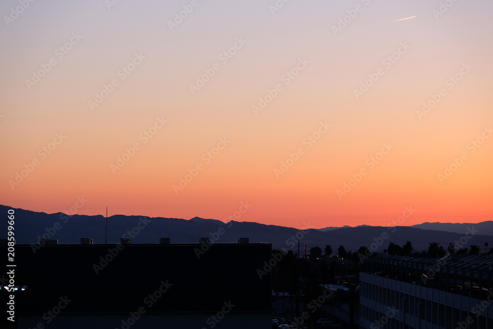 Amazing sunrise in Nevada