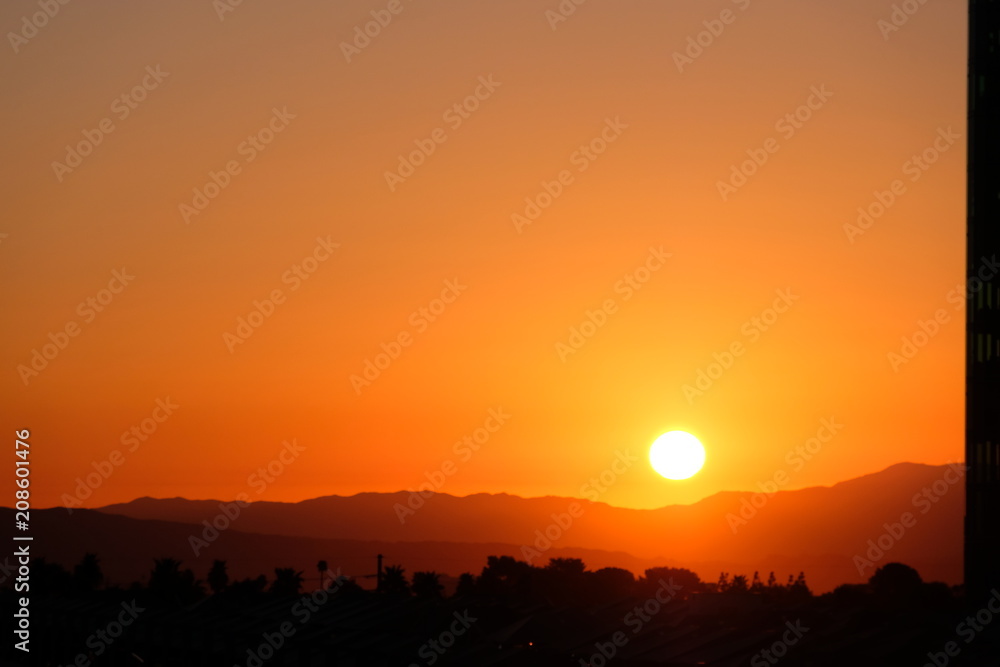 Amazing sunrise in Nevada Amazing sunrise in Nevada