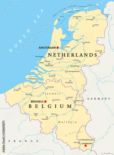 Obraz na płótnie Benelux