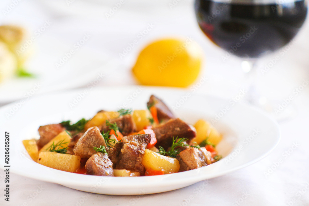 Pork with pineapple Pork with pineapple