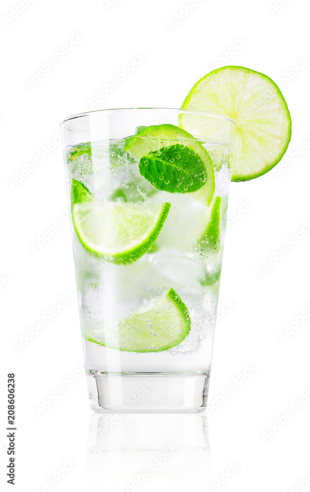 glass of cold lemonade isolated on white glass of cold lemonade isolated on white
