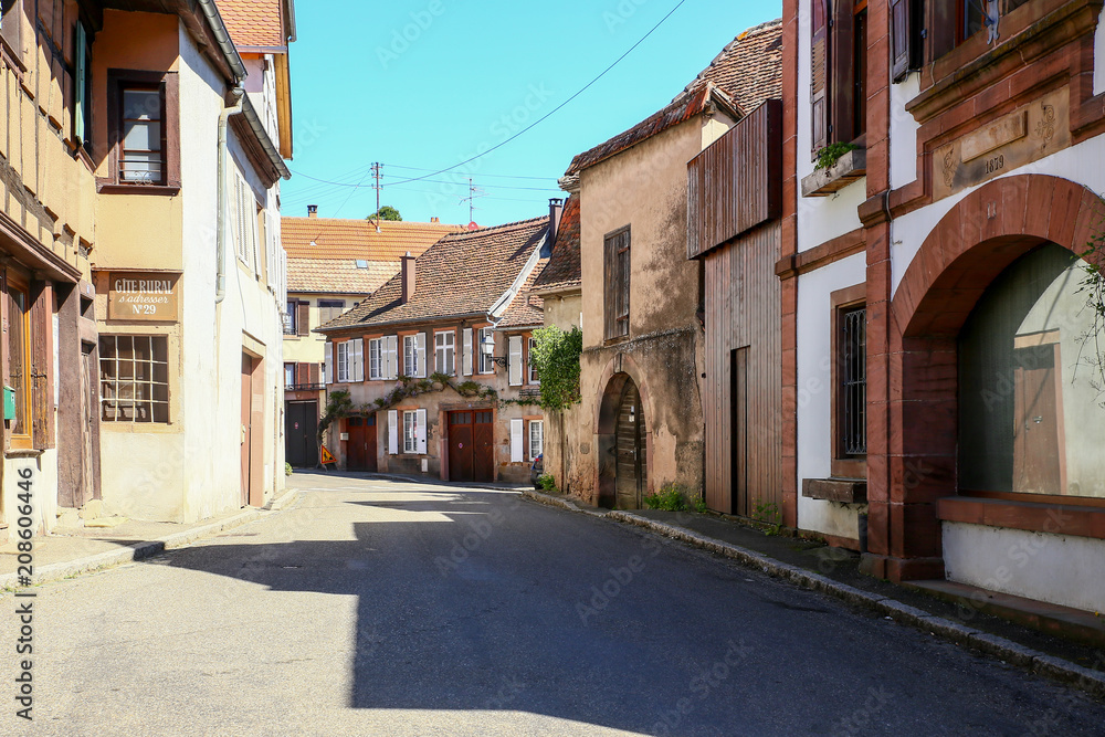 Mittelbergheim village in Alsace, France