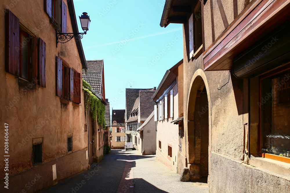 Mittelbergheim village in Alsace, France