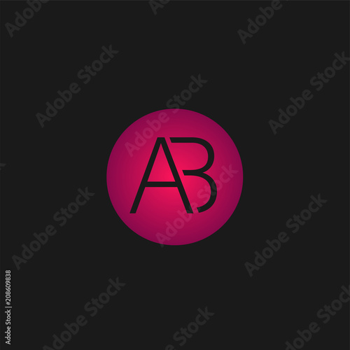 Free Download Initial Letter AB Logo Template Design - GFXLoad