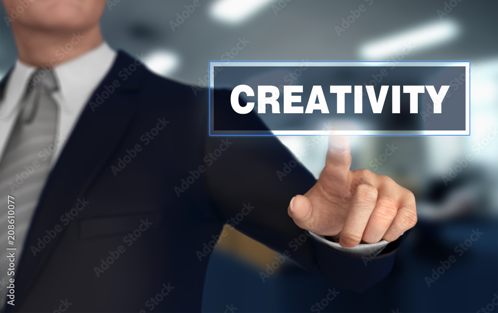 creativity pushing concept 3d illustration creativity pushing concept 3d illustration