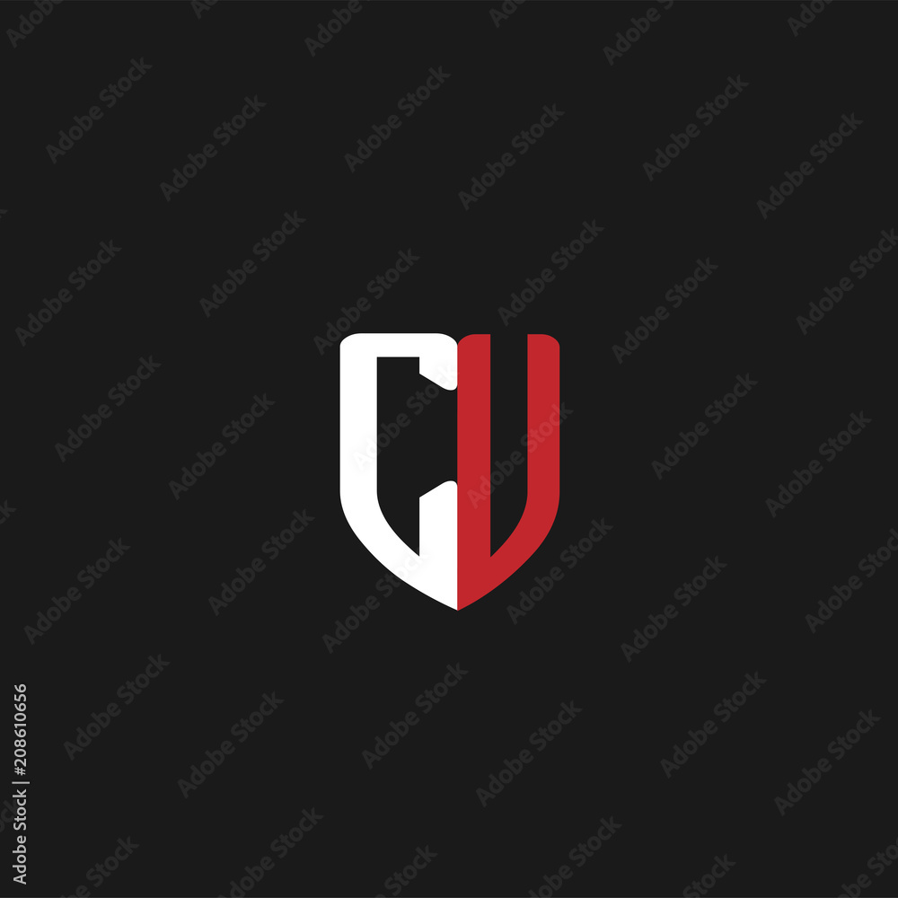 Initial Letter CU Logo Template Design Initial Letter CU Logo Template Design