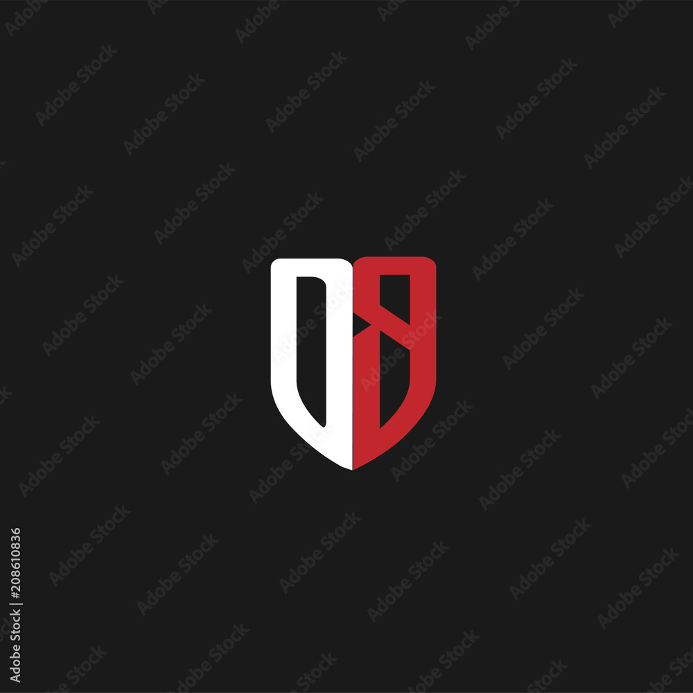 Initial Letter DB Logo Design Initial Letter DB Logo Design