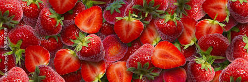 frische erdbeeren, süß und saftig photo