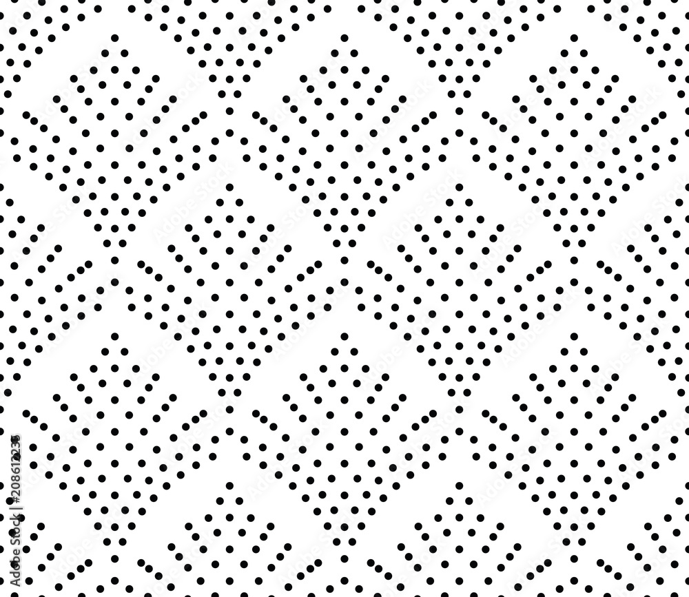 Elegancki ornament z drobnych kropek