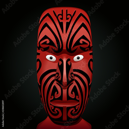New Zealand Traditional Maori statue