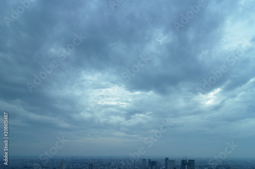 夕暮れの空（雲の模様） © 藤木N鮭