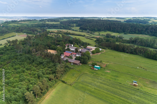 Aussiedlerhof am Waldrand