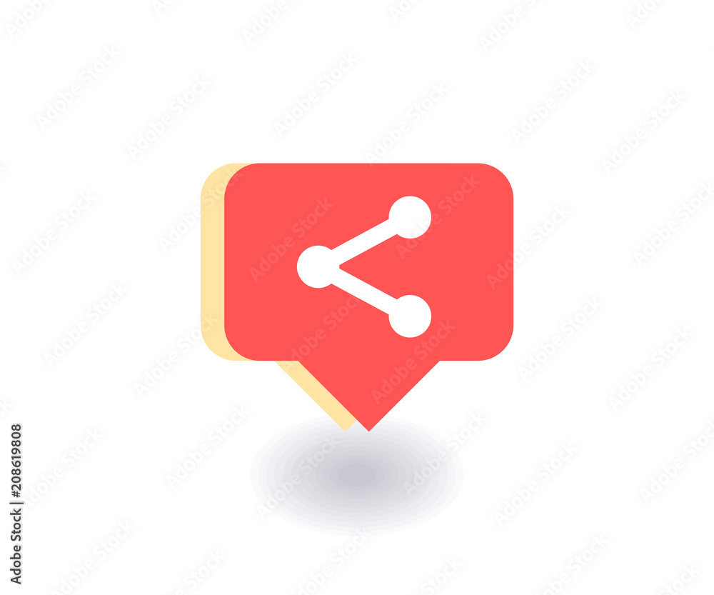 Network conection icon, vector symbol in flat style isolated on red background. Social media illustration. Network conection icon, vector symbol in flat style isolated on red background. Social media illustration.