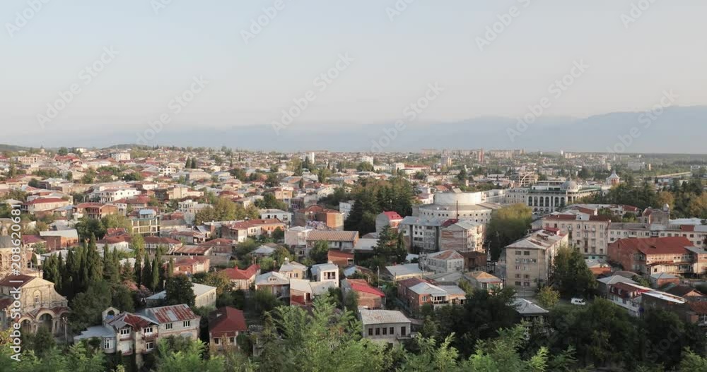 Kutaisi, Georgia. Cityscape In Autumn Evening Kutaisi, Georgia. Cityscape In Autumn Evening