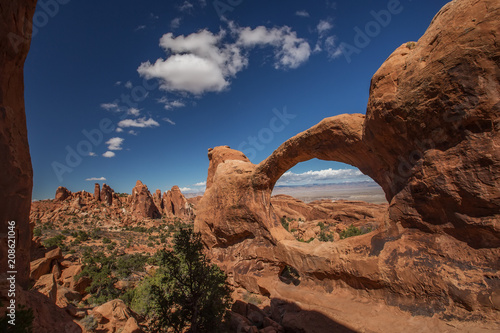 Delicate arch in Arches National Park in Utah, USA 