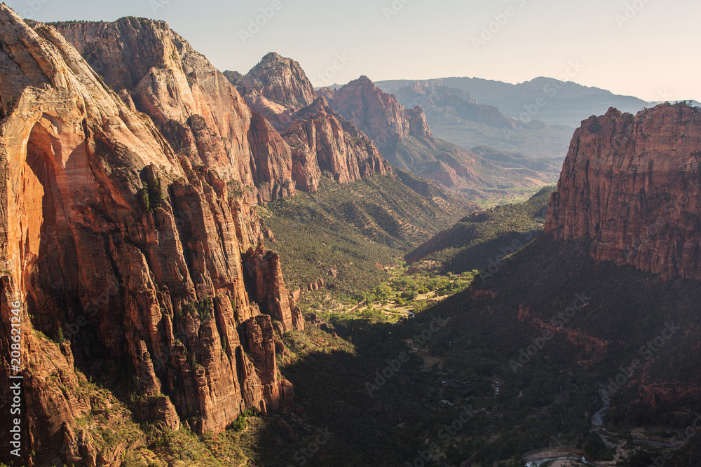 Landscape of the Zion National park, Utah, USA