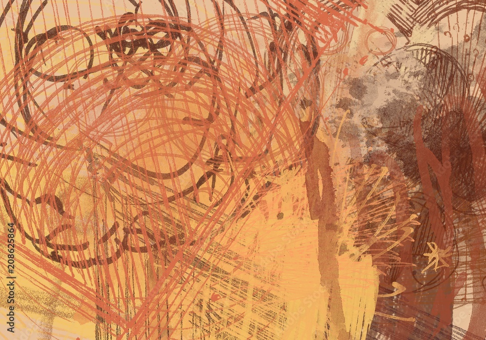 Fototapeta premium Abstract painting on canvas. Hand made art. Colorful texture. Modern artwork. Strokes of fat paint. Brushstrokes. Contemporary art. Artistic background image.