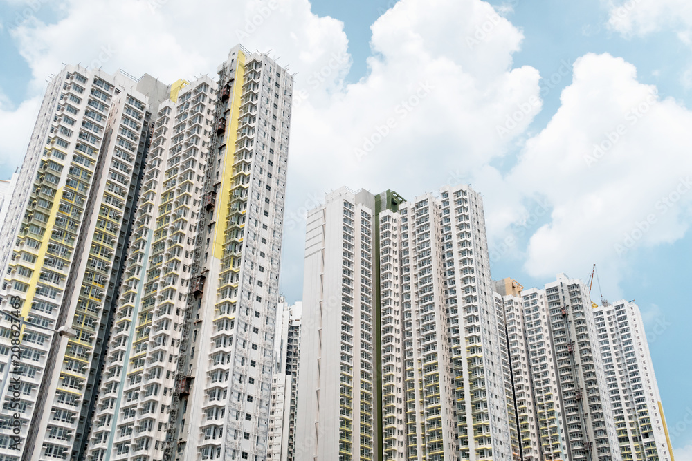 Housing construction in Hong Kong