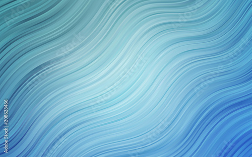 Light BLUE vector background with bubble shapes.