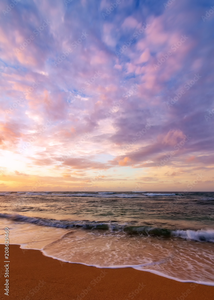 Kauai Hawaii Sunset at the Beach